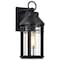 Nuvo Wilton - 1 Light Medium Wall Lantern - Matte Black with Clear Seeded Glass 60/8102 - alternate 6
